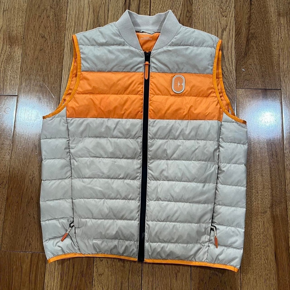 Coach Lightweight Down Puffer Vest Size L